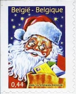 Santa Claus Self-adhesive - Top + Left Imperforate