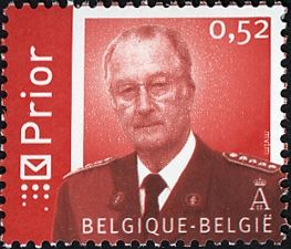 King Albert II in Uniform 0.52 euro