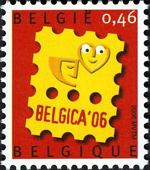 Logo Belgica 2006  Format 21x25mm