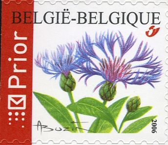 Corn Flower Self-adhesive - Left + Bottom Imperforate