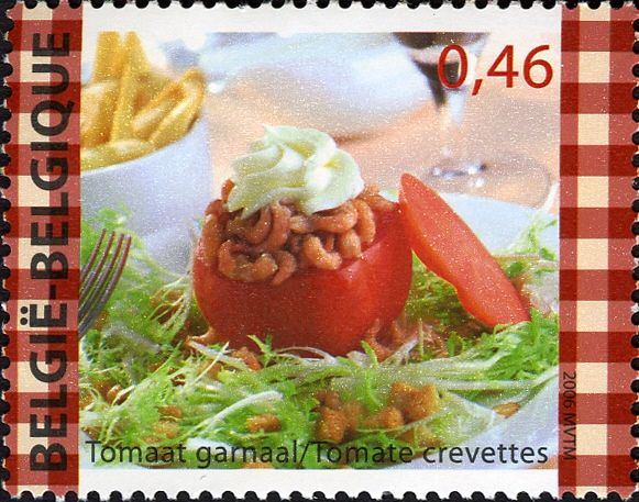 This is Belgium 4th Issue - Shrimp tomato