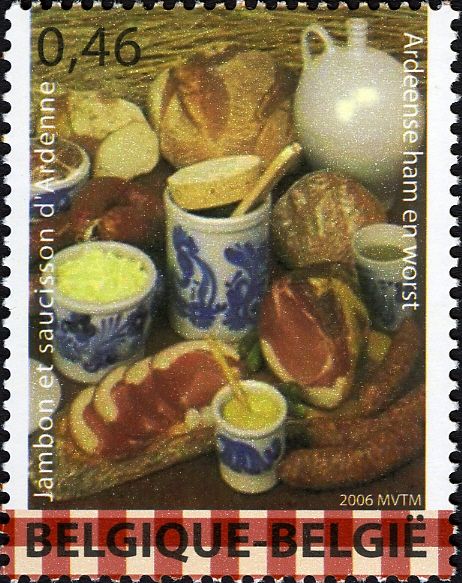 This is Belgium 4th Issue - Ham and Sausage