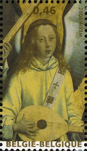 Angels making music by Hans Memling 3