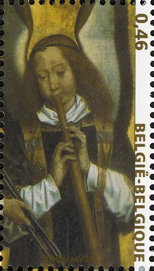 Angels making music by Hans Memling 5