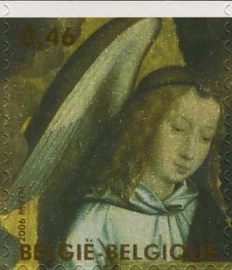 Angel Musician 1 Self-adhesive - Top Imperforate