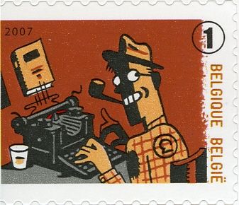 Typewriter Remington Self-adhesive Left Imperforate