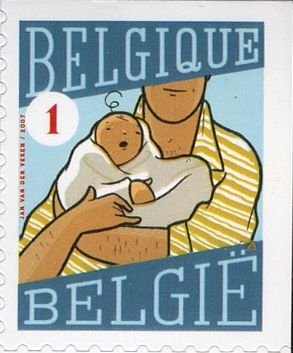 It's a boy! Self-adhesive - Bottom Imperforate
