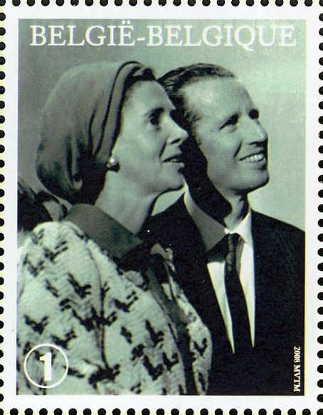 Queen Fabiola & King Baudoin Black & White