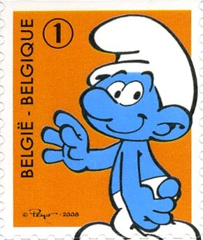 The Smurfs Self-adhesive - Waving Smurf