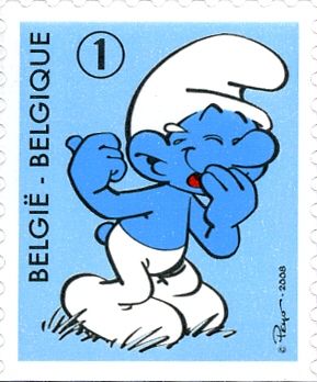 The Smurfs Self-adhesive - Jokey Smurf