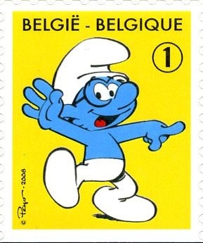 The Smurfs Self-adhesive - Brainy Smurf