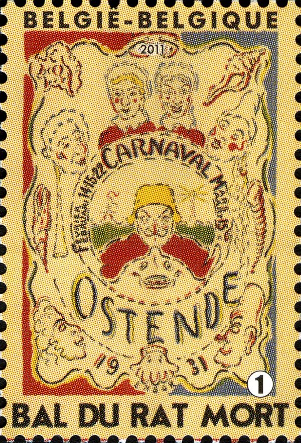 "Bal du Rat Mort", Carnival by James Ensor
