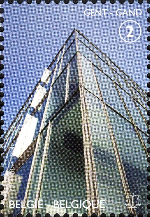 Old and new Courthouses: Gent - Gand