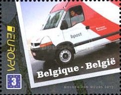 Pickup Truck Renault Master form Belgian Post