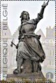 Statue of Christine de Lalaing, Tournai's Grand-Place