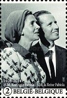 Queen Fabiola and King Baudouin, 2008