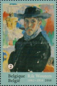 Self-portrait with Cigar (1914), Painting by Rik Wouters