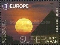 Supermoon and tower
