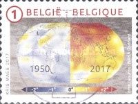 Development of Global Warming (1950-2017)