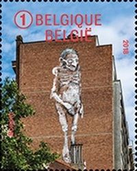 Street Art Bonom - Porte de Halle, Brussels