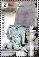 Remarkable Cemetery Sculpture - Antwerp