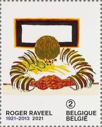 Troubled Man, by Roger Raveel