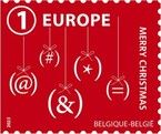 Keyboard Character Art : Tree Ornaments Left Imperforate