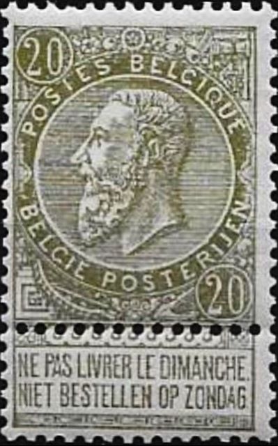 King Leopold II with Sunday strip
