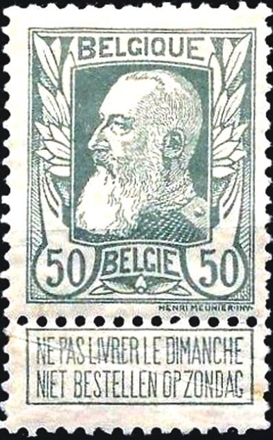 Leopold II Type "Rough beard"