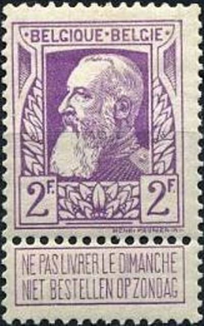 Leopold II Type "Rough beard"