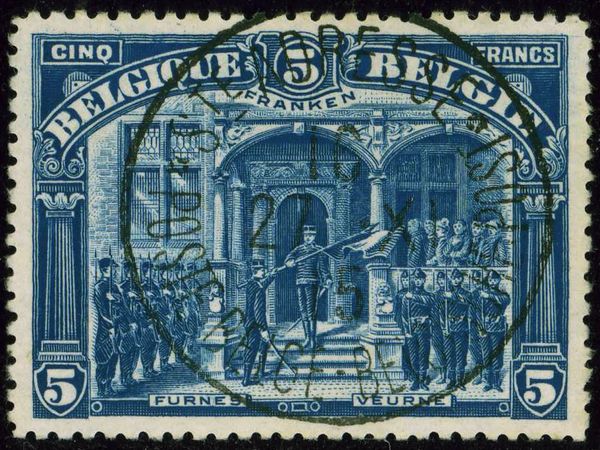 Honoring the Flag of the 7th Regiment in "Veurne" - Perf. 14