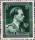 King Leopold III with 'V' and crown