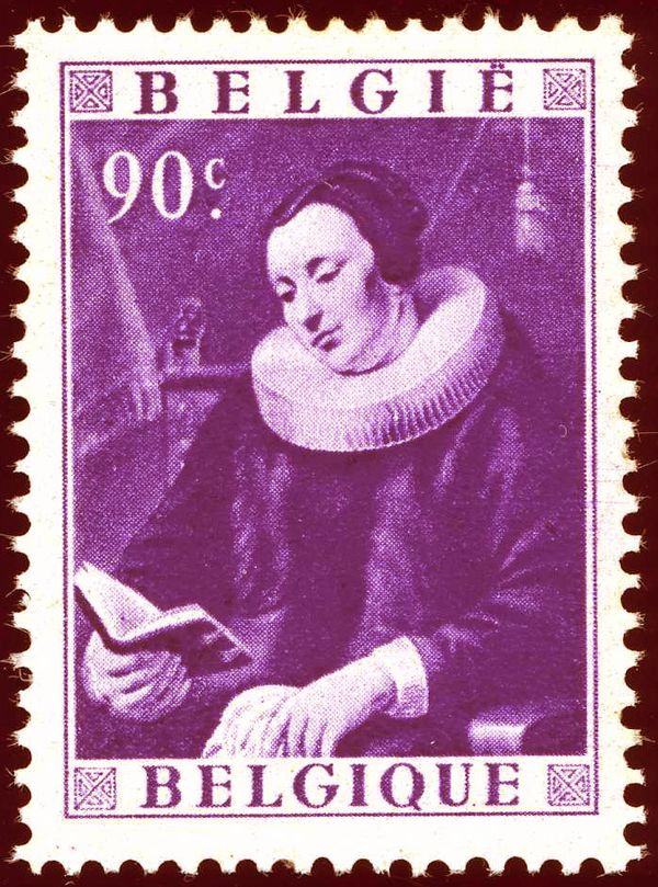 Reading young woman by Jacob Jordaens (1593-1678)