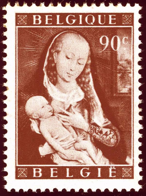 Madonna with child by Rogier van der Weyden (1399-1464)