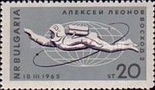 Cosmonaut in space