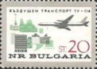 Tupolev 114 over Sofia