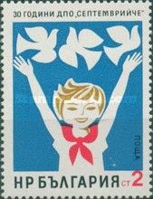 Girl Pioneer and Peace Doves