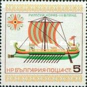 Roman Galley with Sails