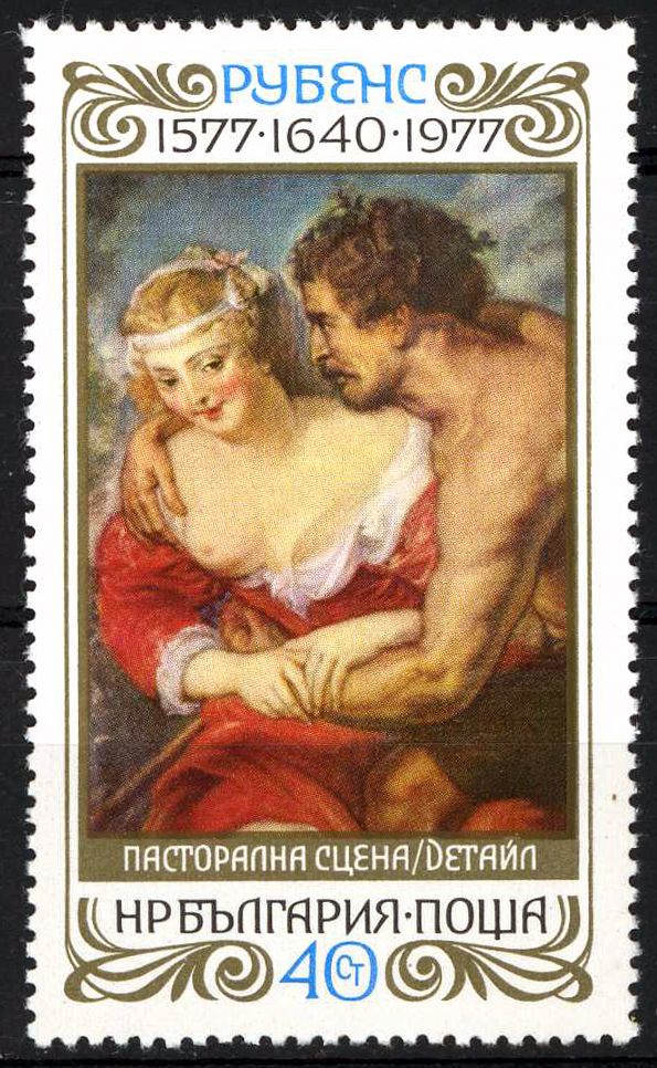 Corydon and Silvia (Detail) by Peter-Paul Rubens