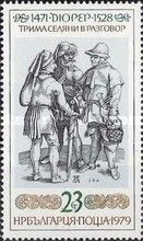 A. Dürer - "Three Peasants in Conversation", 1497