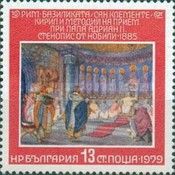 Cyril and Methodius at Audience of Pope Adrian II