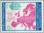 Map of Europe, Peace Symbol