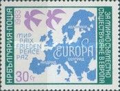 Map of Europe, Peace Symbol