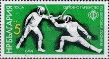 Sabre-fencing