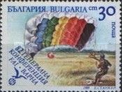 Parachutist landing