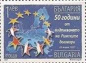 Stars of the European Flag in the National Colors of the fou