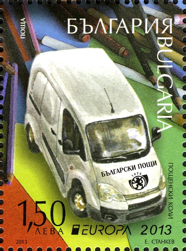 Delivery Truck Citroen Berlingo (without White Frame)