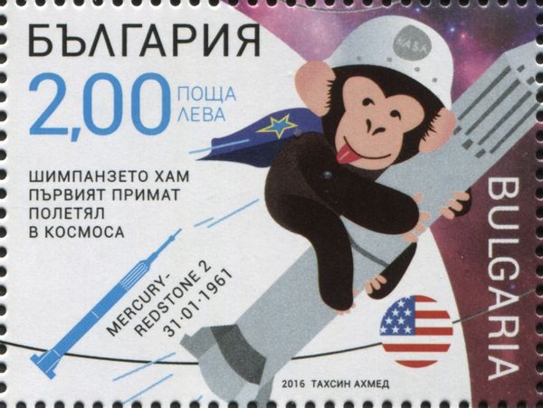 Anniversary of the space flight of a chimpanzee