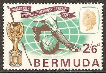 Footballer's legs, ball and Jules Rimet Cup
