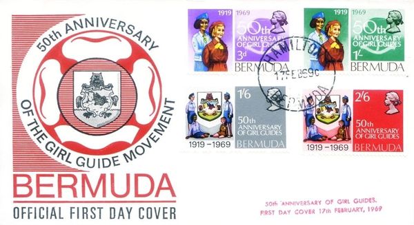 Bermuda Girl Guides, 50th anniv.